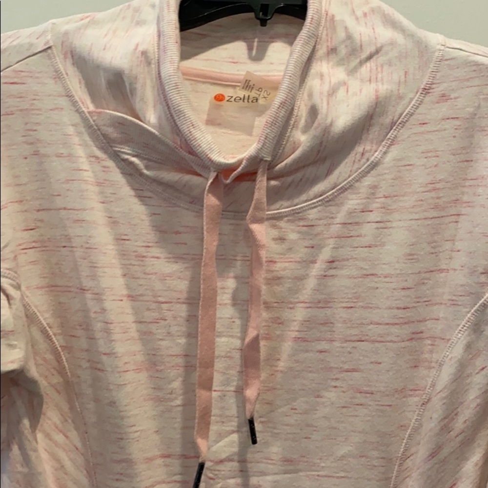 Pink heathered Zella sweatshirt with pockets - Picture 5 of 6